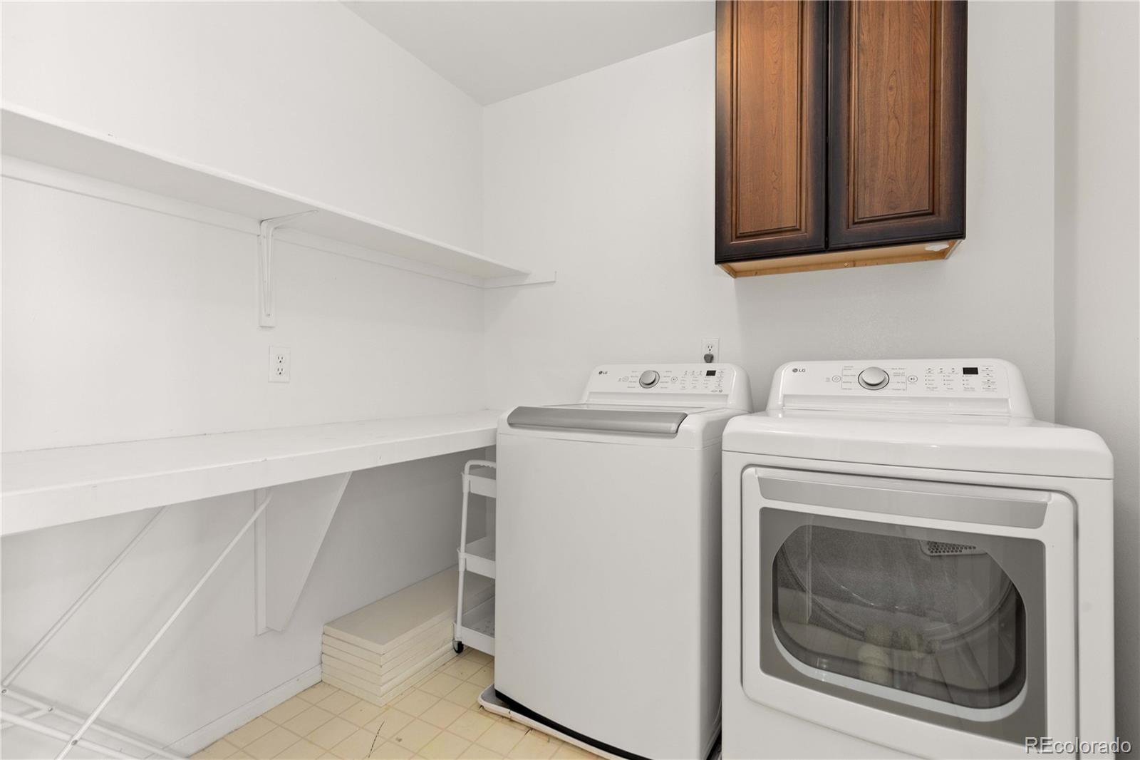 758 Huntington Place Highlands Ranch, CO 80126 - Photo 31 of 46 a utility room with dryer and washer