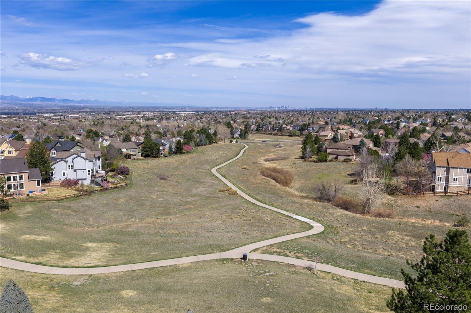 758 Huntington Place Highlands Ranch, CO 80126 - Photo 44 of 46 an aerial view of a house