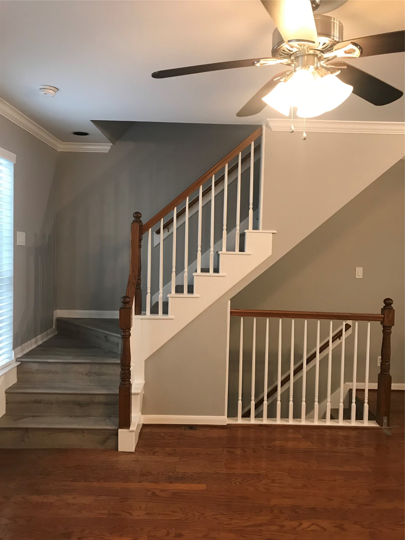 1906 Vermont Street, Unit E Houston, TX 77019 - Photo 3 of 9 a view of entryway and hall with wooden floor