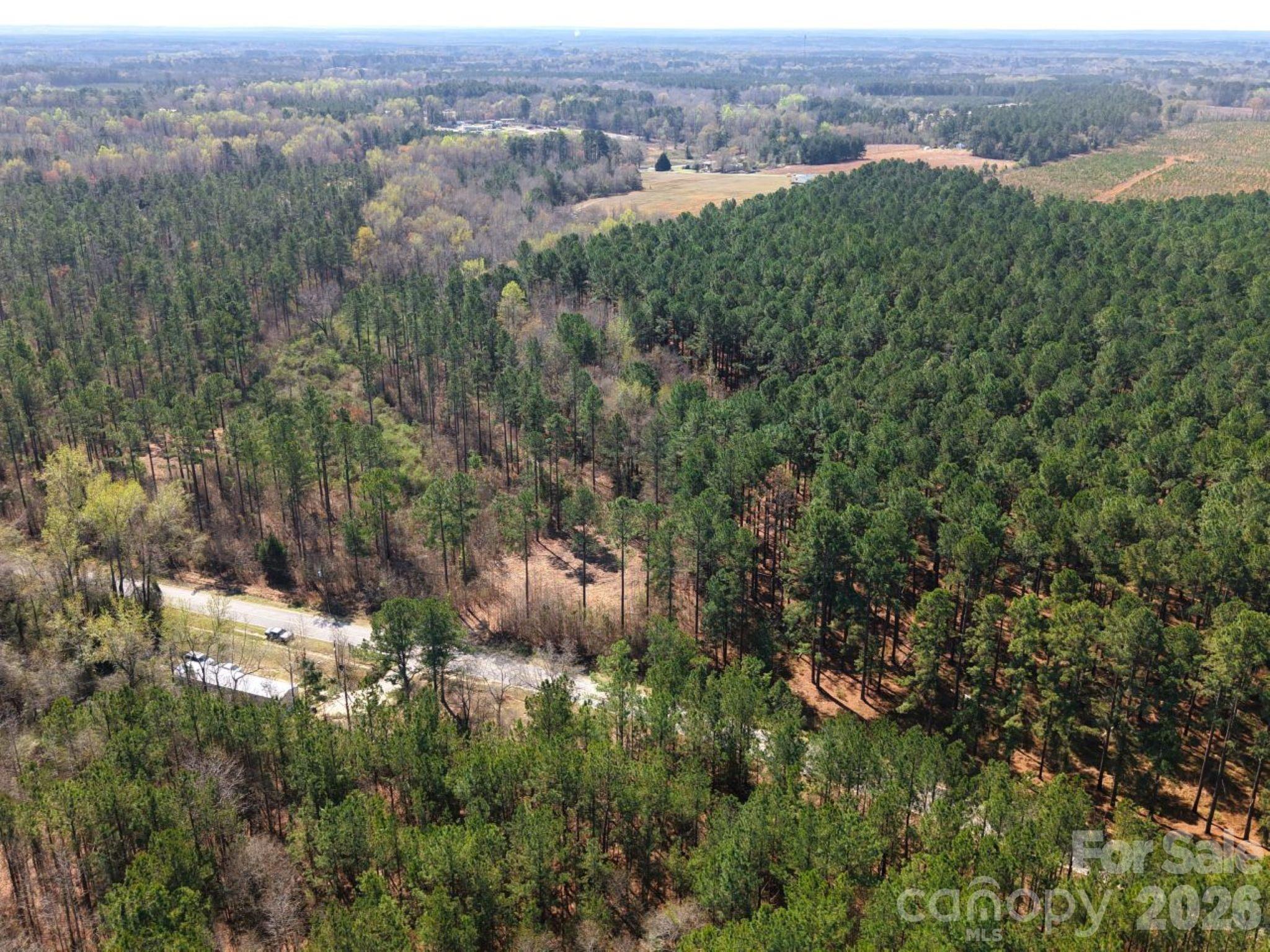 1-2 Snow Hill Road Cheraw, SC 29520 - Photo 11 of 21 an aerial view of residential houses with outdoor space and trees