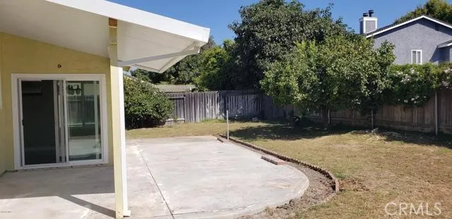 a backyard of a house