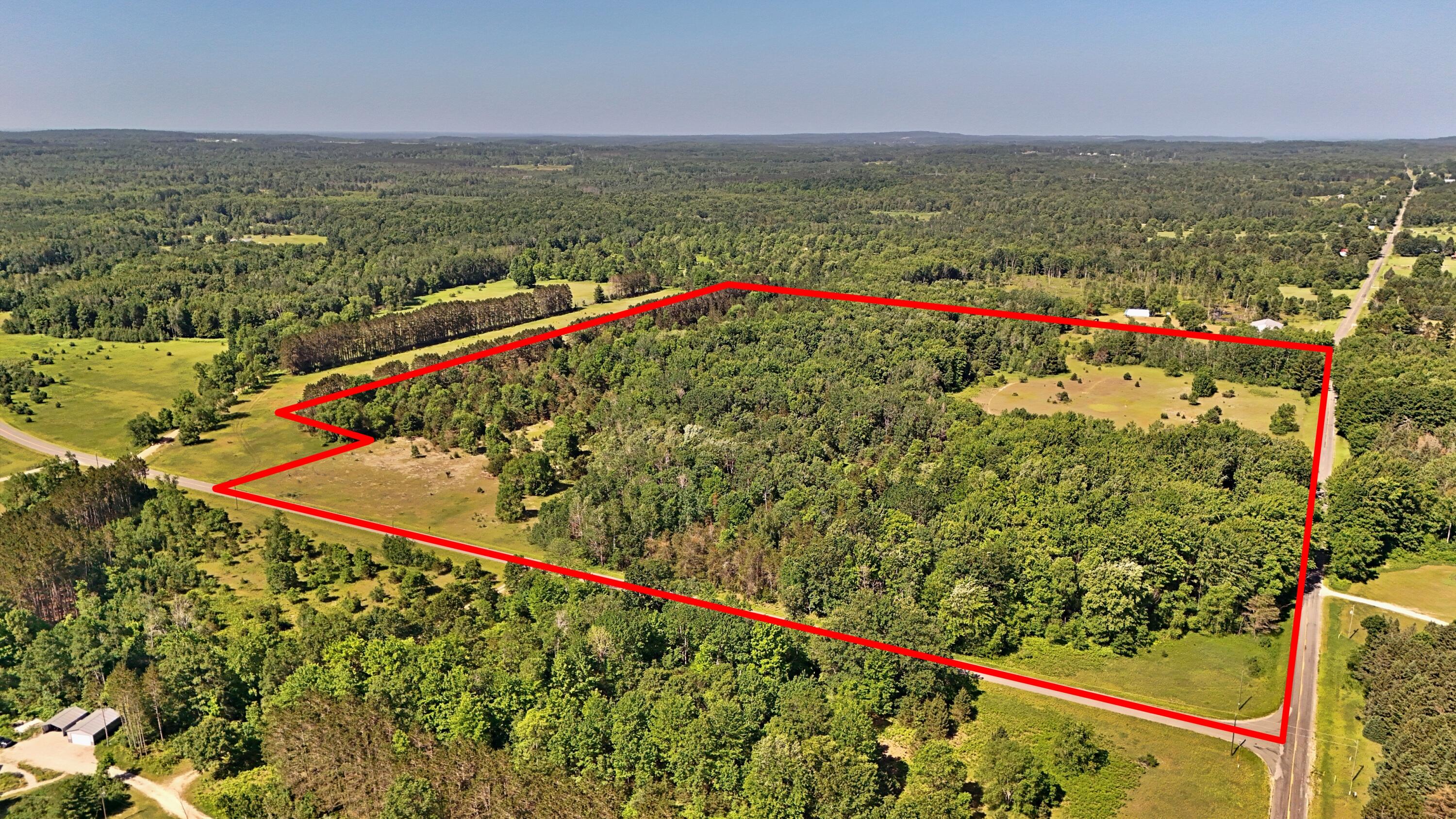 52-acres Tannerville Road Kaleva, MI 49645 - Photo 3 of 28 batch_DJI_20250623110244_0218_D lines
