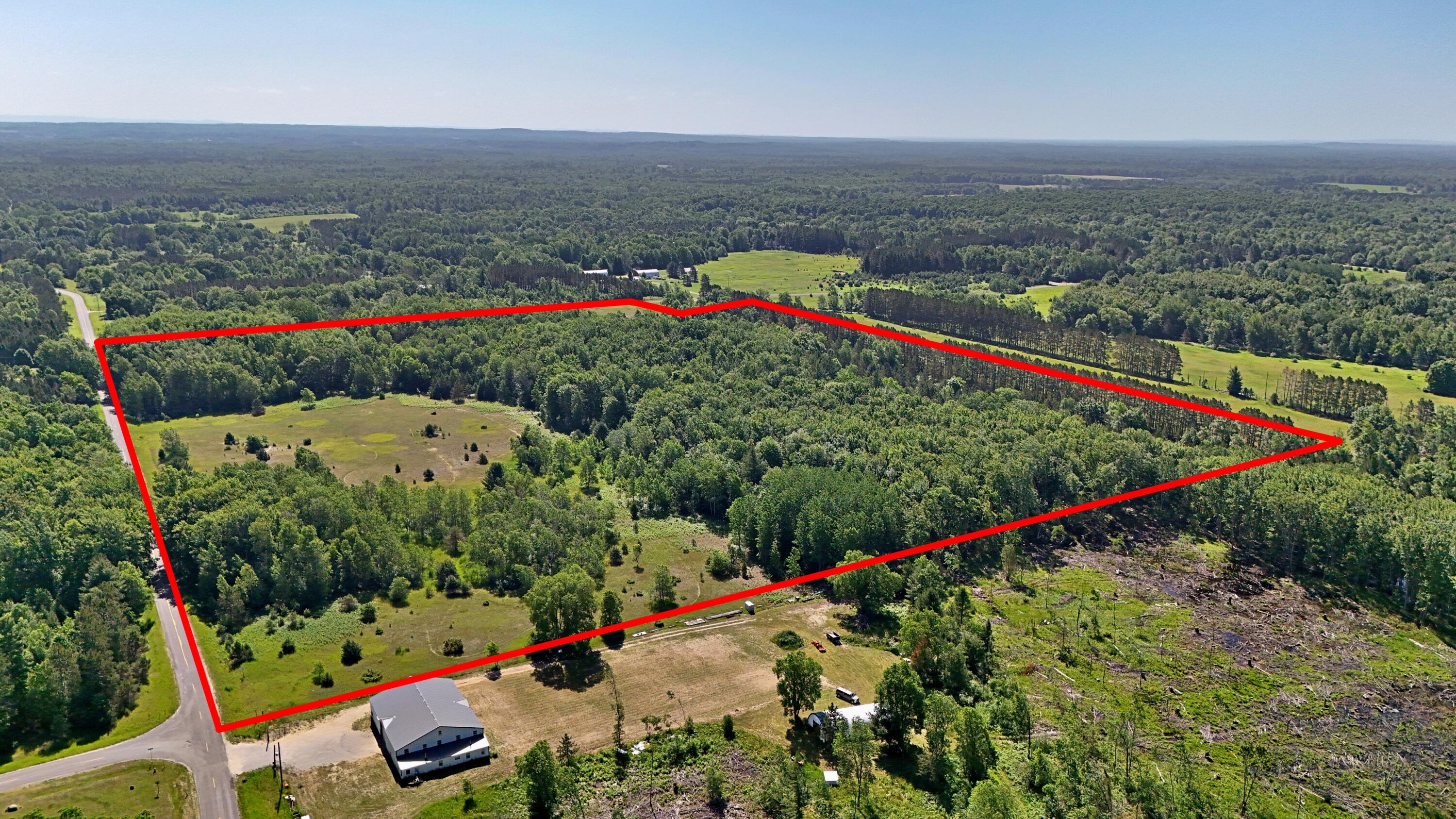 52-acres Tannerville Road Kaleva, MI 49645 - Photo 5 of 28 batch_DJI_20250623110520_0224_D lines