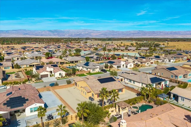 a city view with tall buildings