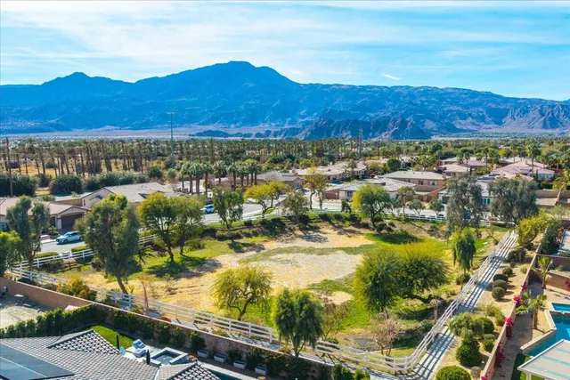 a view of street with sitting area