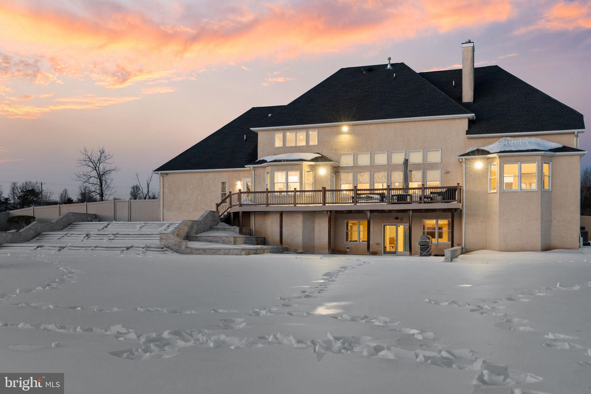 2145 Second Street Pike Newtown, PA 18940 - Photo 11 of 79 a front view of a house with a yard and garage