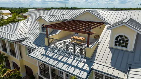 a view of a roof deck
