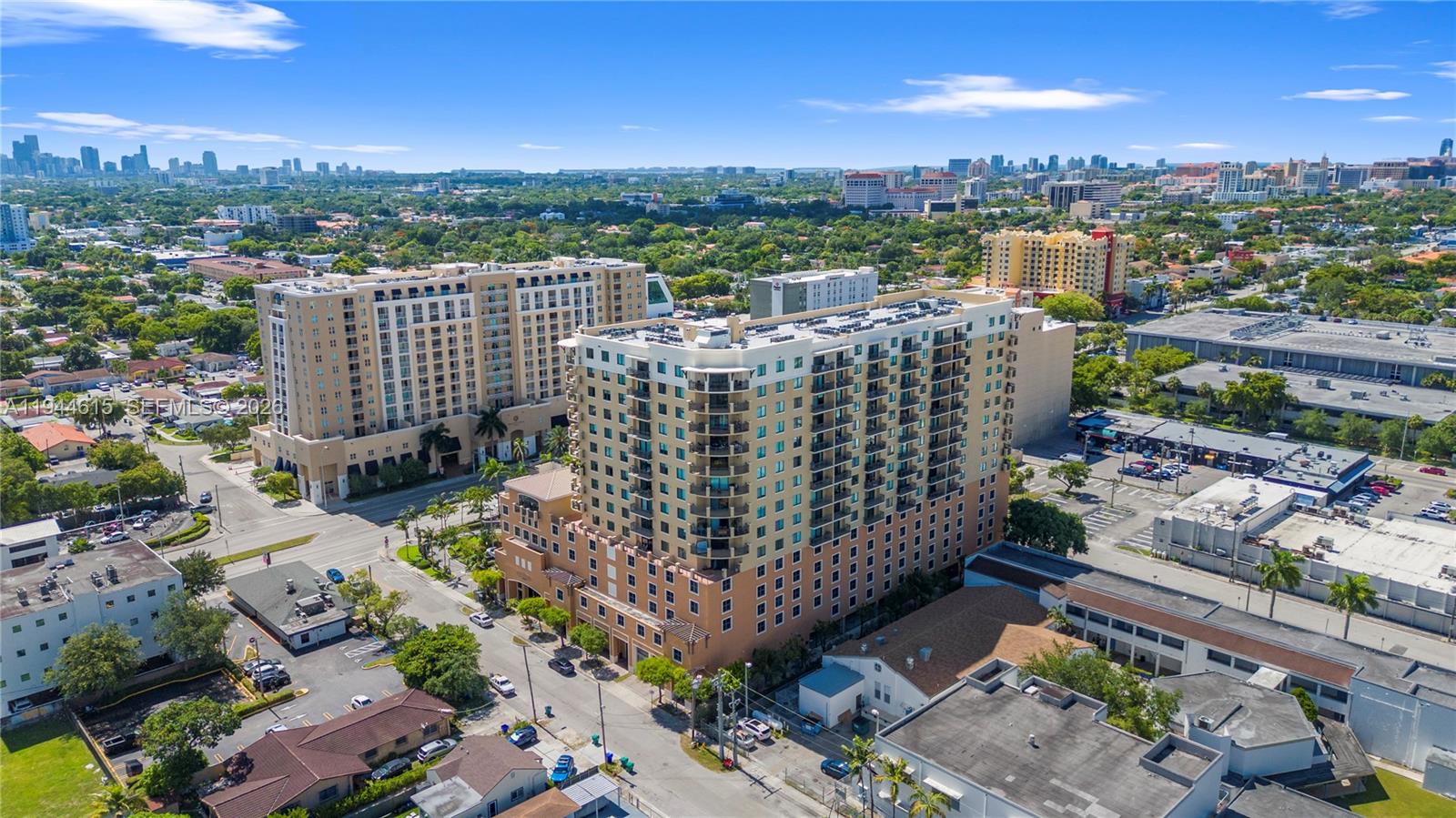 4242 Northwest 2nd Street, Unit 1609 Miami, FL 33126 - Photo 38 of 40 a view of a city with lots of buildings