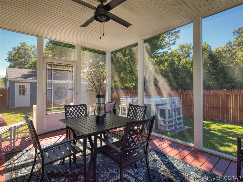 2436 Perrin Creek Road Hayes, VA 23072 - Photo 15 of 27 Screened Porch