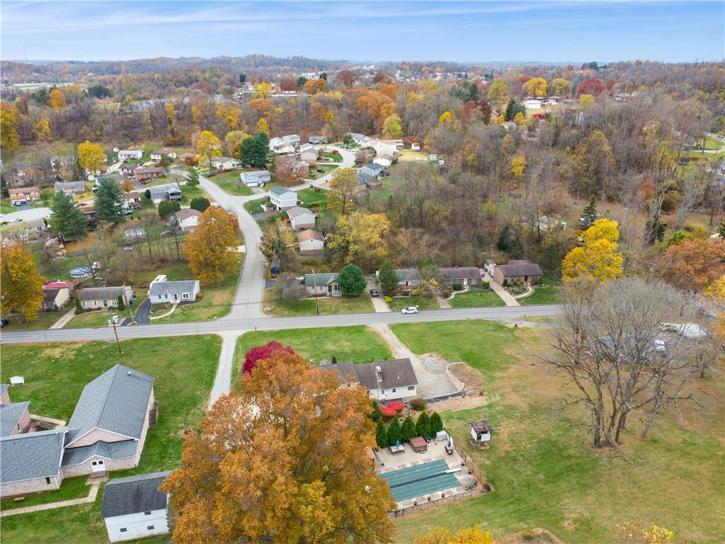 1512 Abers Creek Road Pittsburgh, PA 15239 - Photo 38 of 39 an aerial view of a houses with a yard