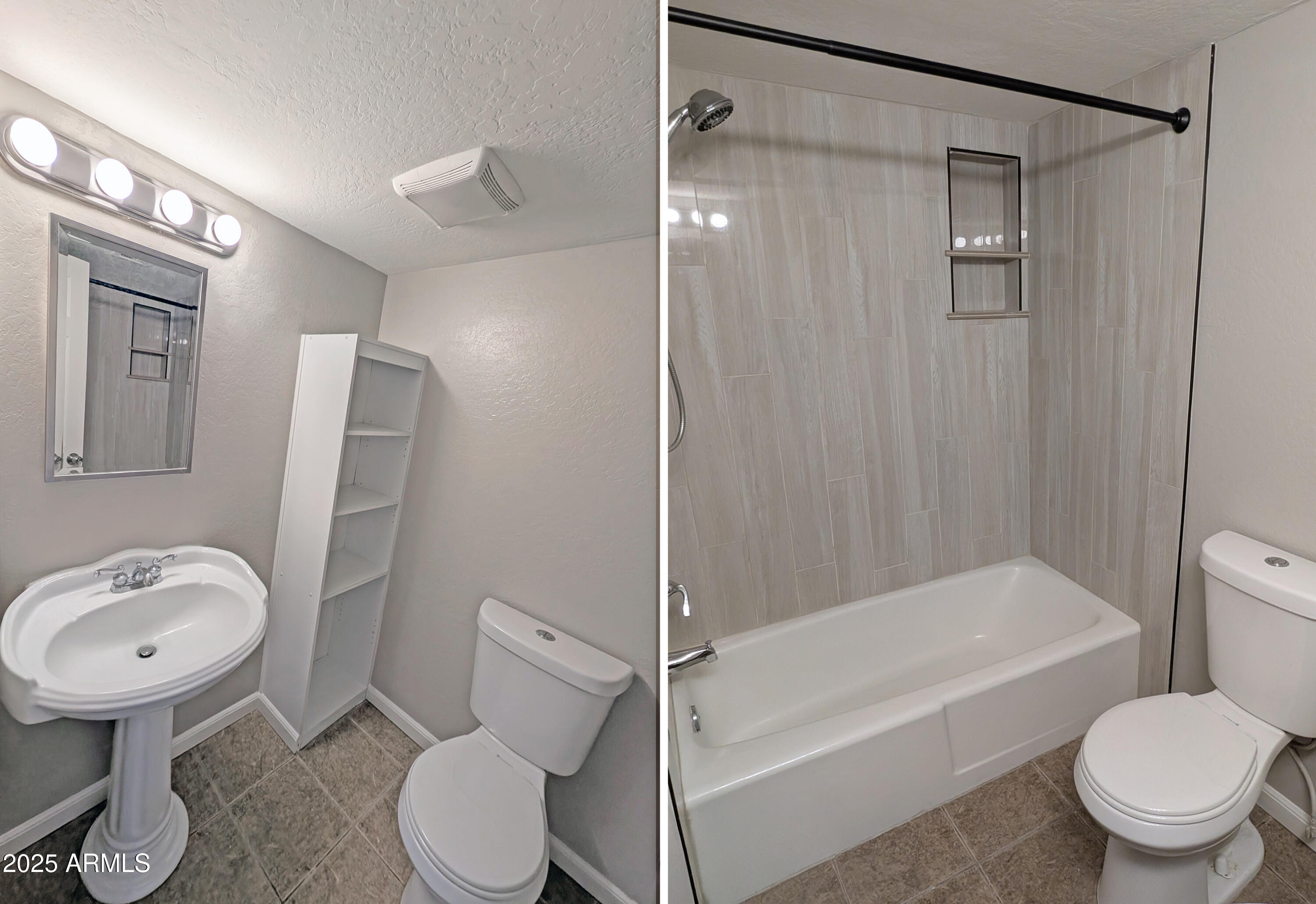 1018 East Osborn Road, Unit A Phoenix, AZ 85014 - Photo 9 of 19 a bathroom with a toilet sink and shower