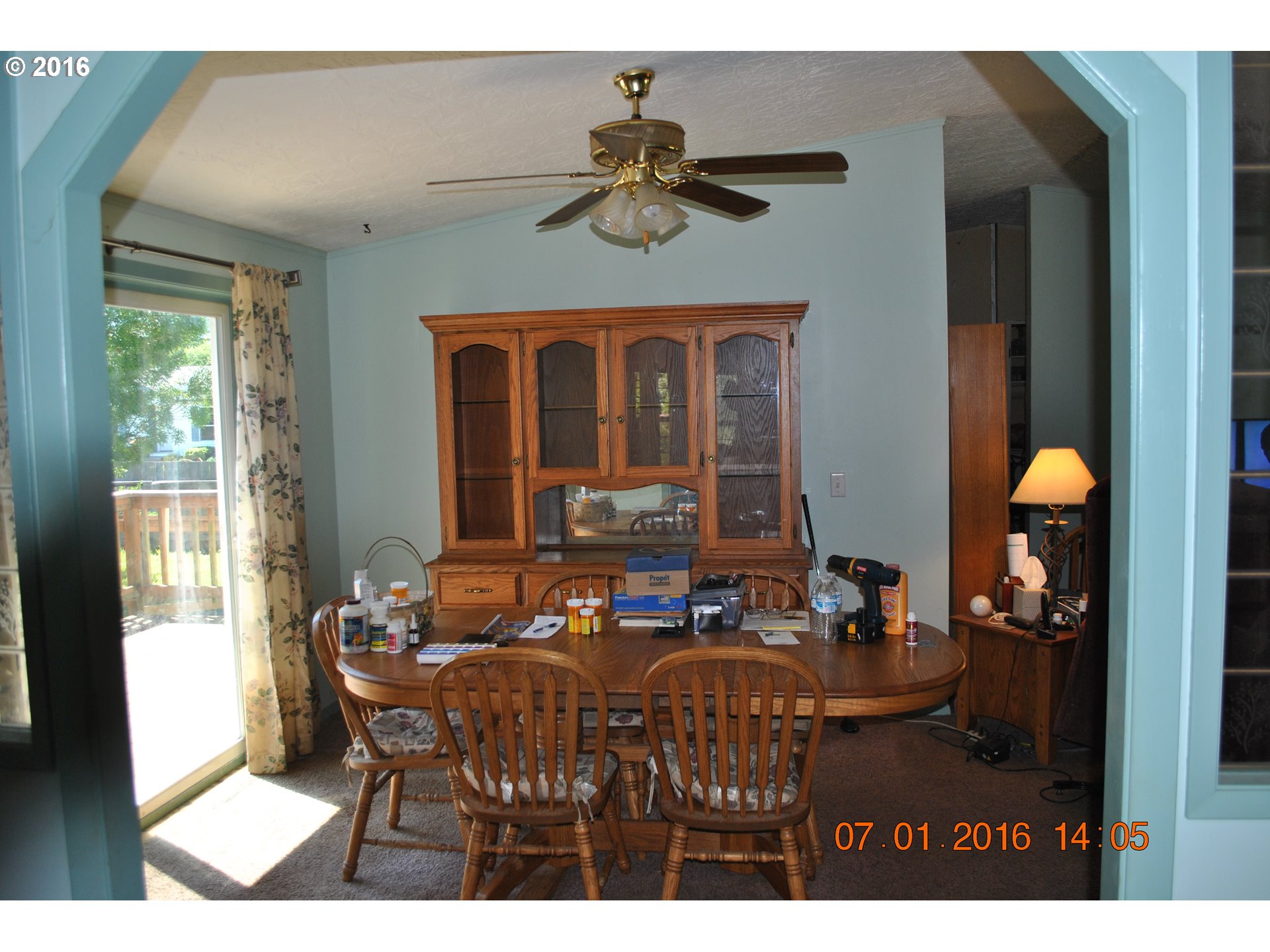 3195 Goeres Road Tillamook, OR 97141 - Photo 6 of 26 a view of a dining room with furniture window and outside view