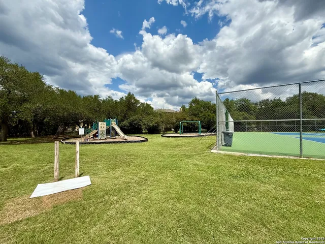 a view of a park with entertaining space