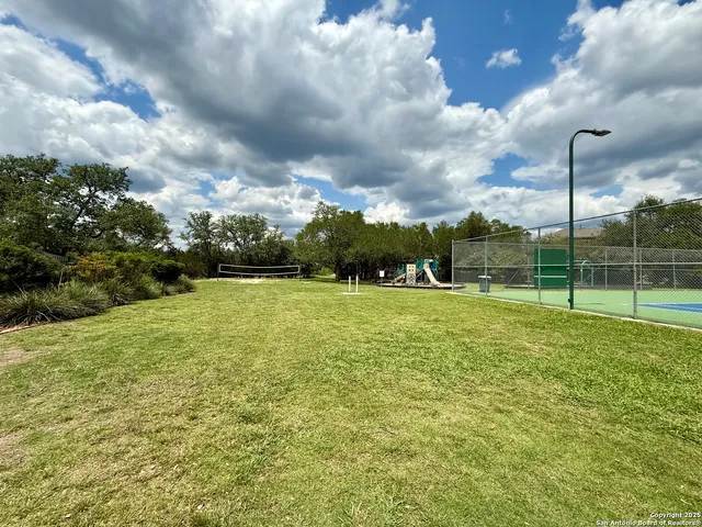 a view of a green field