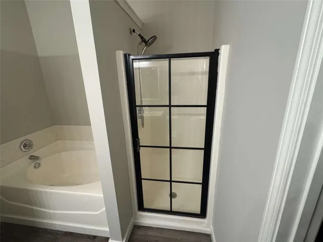 a view of walk in closet