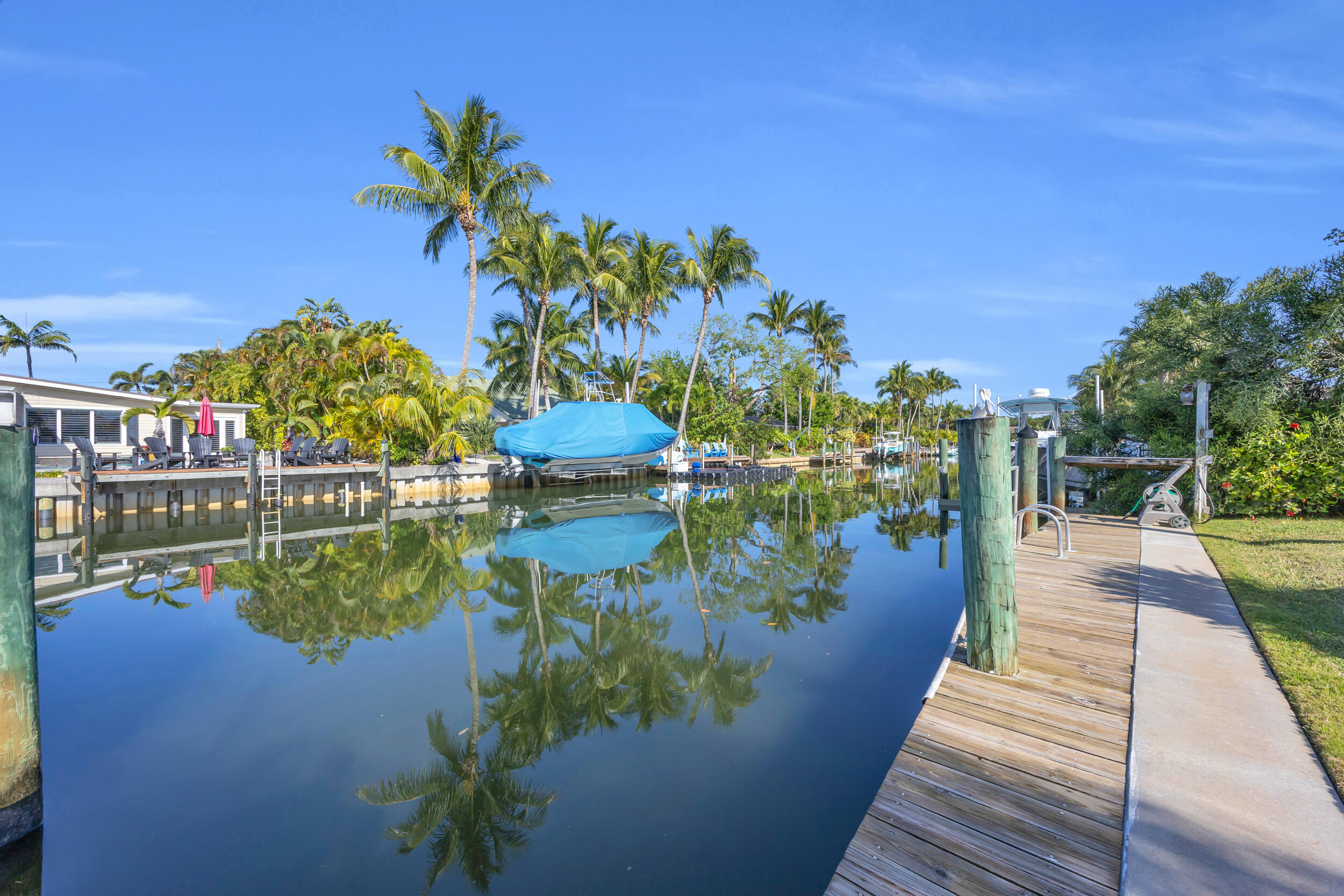 Nice wide canal direct to river and cnal