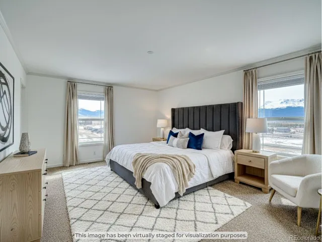 a view of hallway with natural light