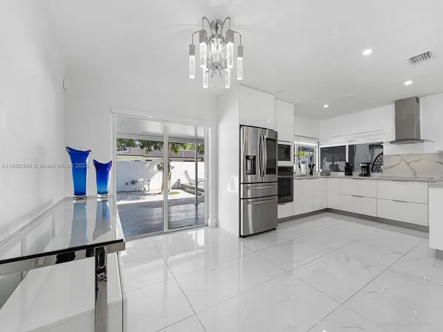 a living room with a couch and a table