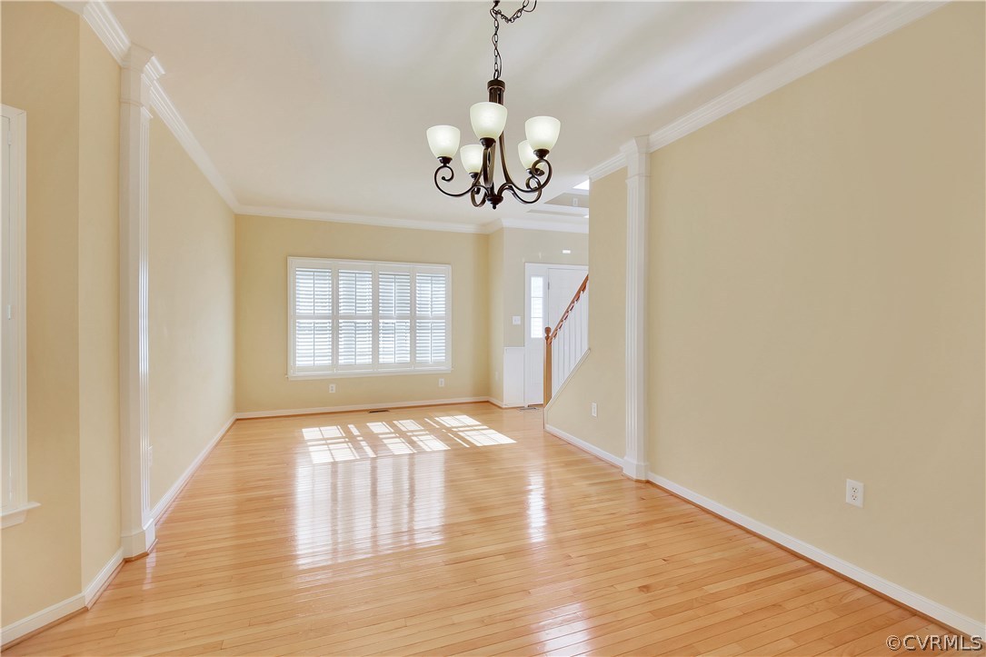 2548 Dunham Road Henrico, VA 23233 - Photo 3 of 21 Dining room view looking into living room and foye