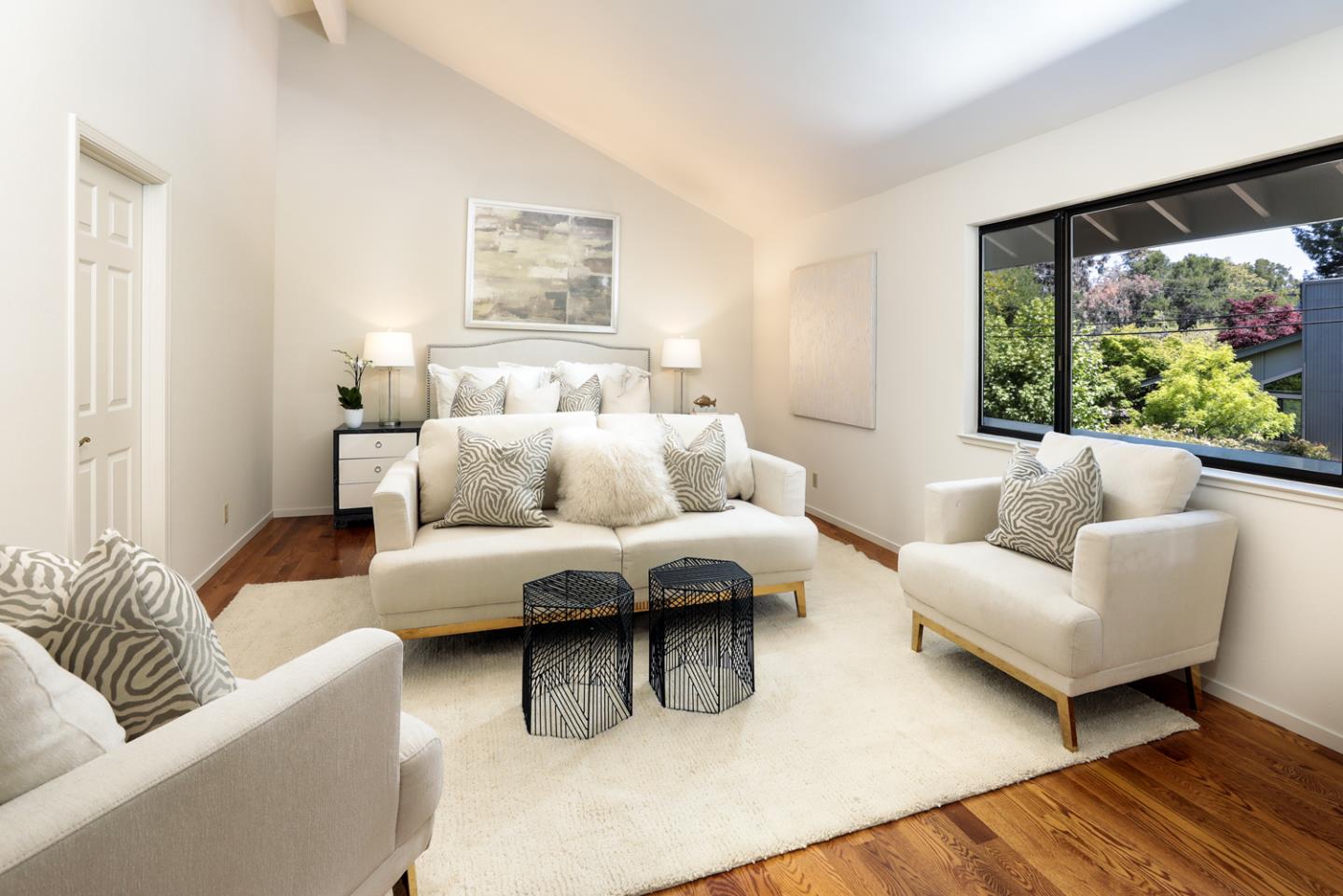 1145 Pine Street Menlo Park, CA 94025 - Photo 12 of 25 a living room with furniture and a large window