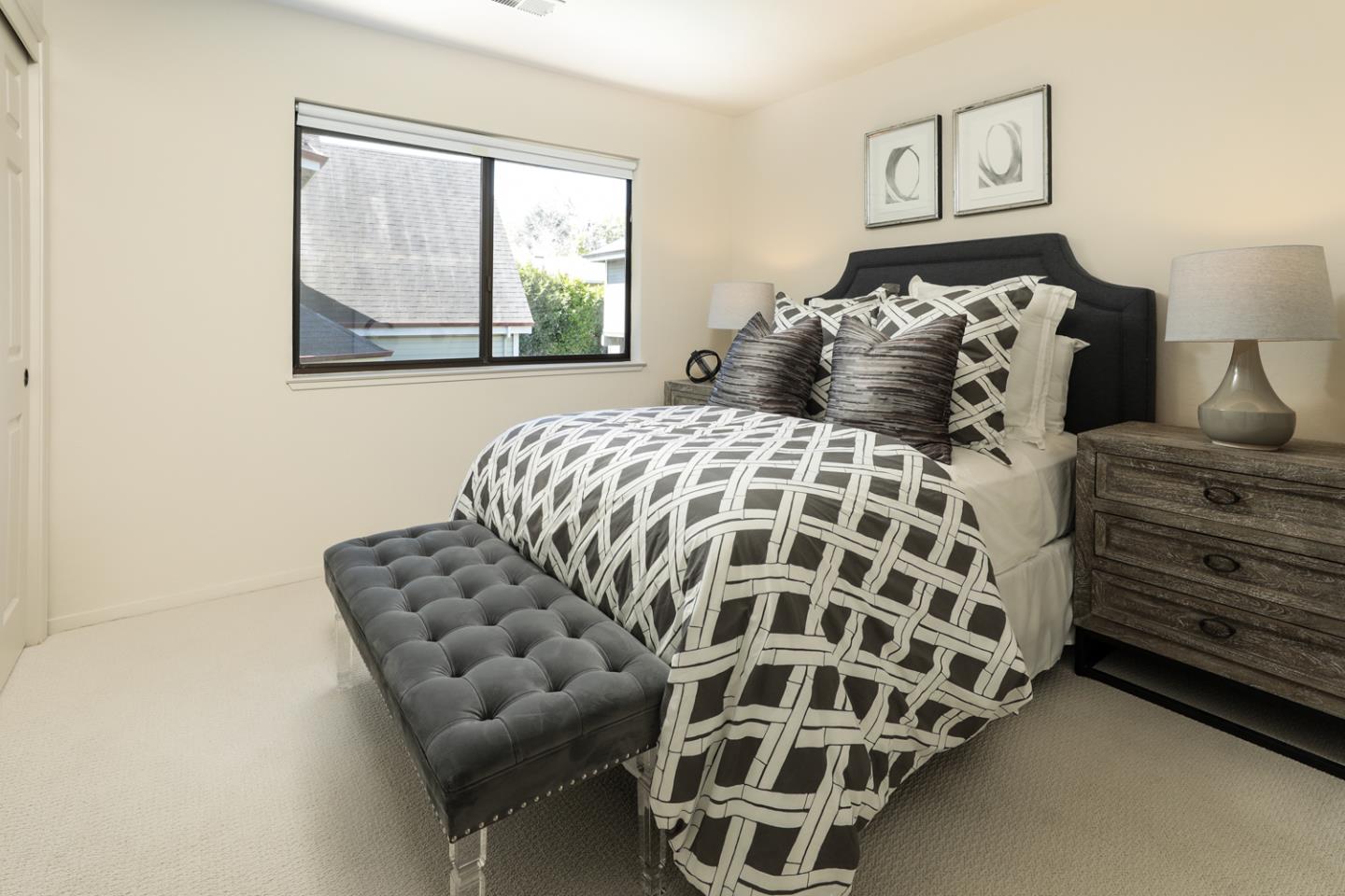 1145 Pine Street Menlo Park, CA 94025 - Photo 15 of 25 a bedroom with a bed and a window