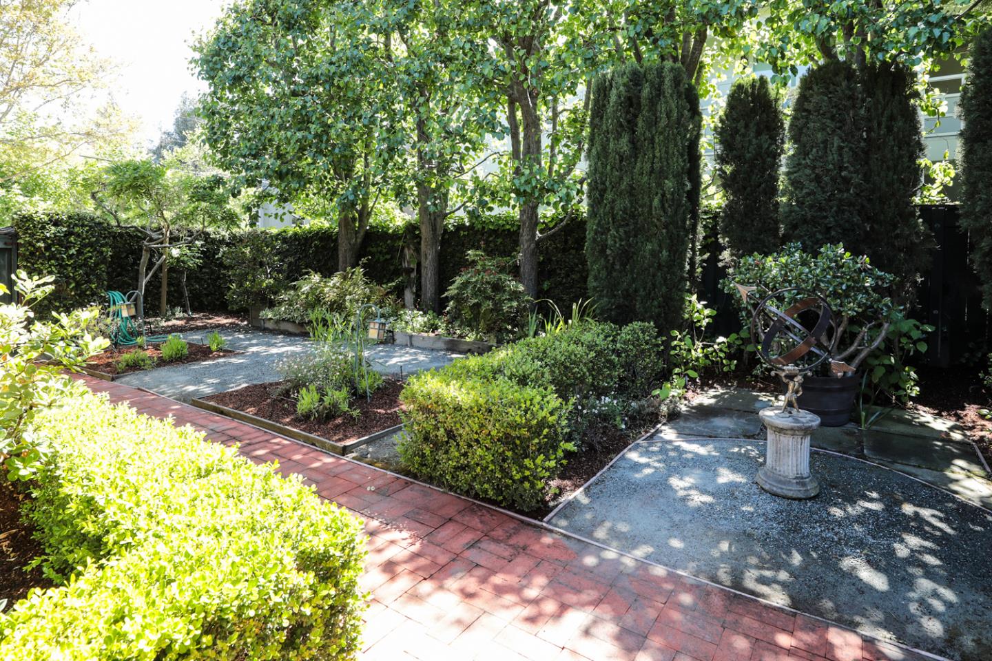 1145 Pine Street Menlo Park, CA 94025 - Photo 22 of 25 a view of a backyard with sitting area