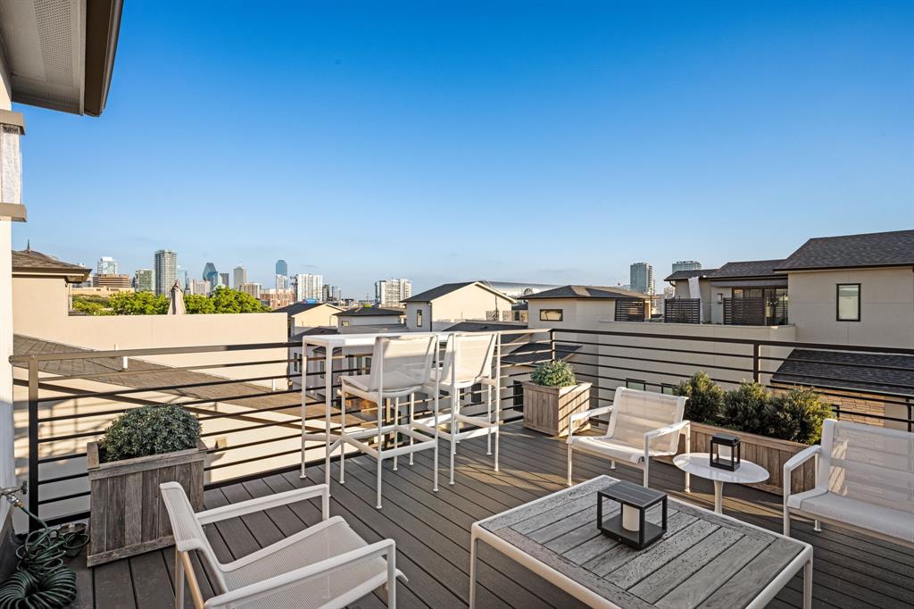 4138 Entrada Way Dallas, TX 75219 - Photo 35 of 40 a view of roof deck with patio