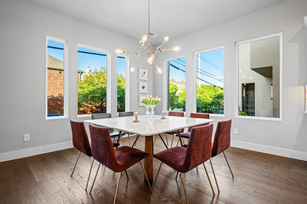 4138 Entrada Way Dallas, TX 75219 - Photo 5 of 40 a view of a dining room with furniture and window