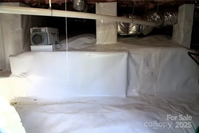 a view of storage and utility room