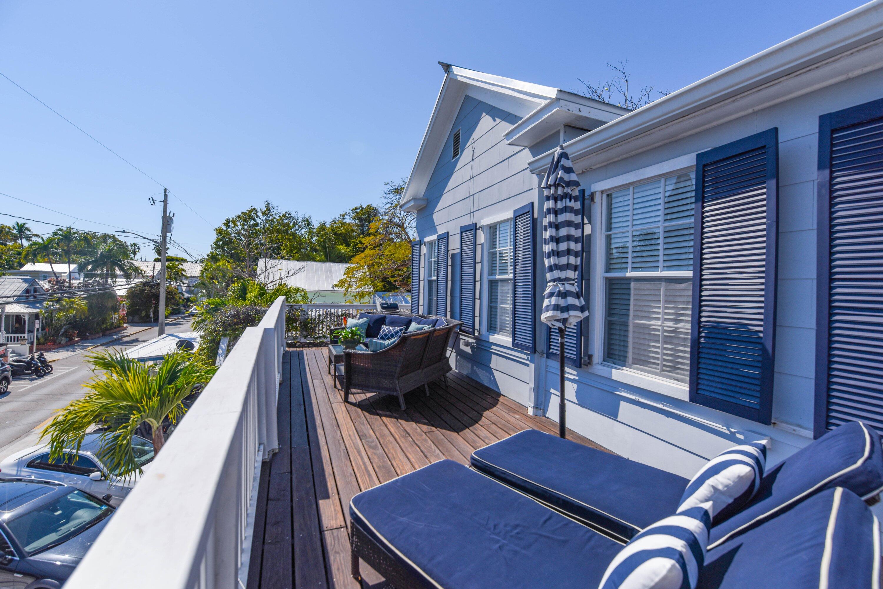 828 White Street, Unit 1 Key West, FL 33040 - Photo 38 of 43 a view of balcony patio and deck