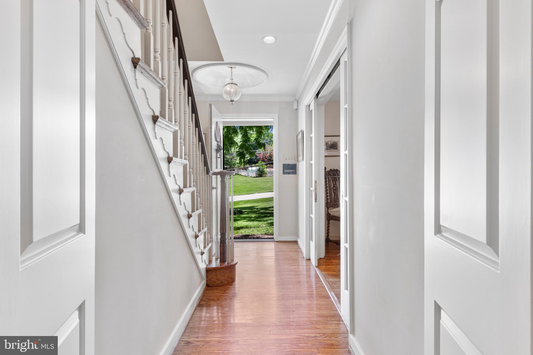 931 Hollow Road Wayne, PA 19087 - Photo 3 of 41 a view of an entryway with wooden floor
