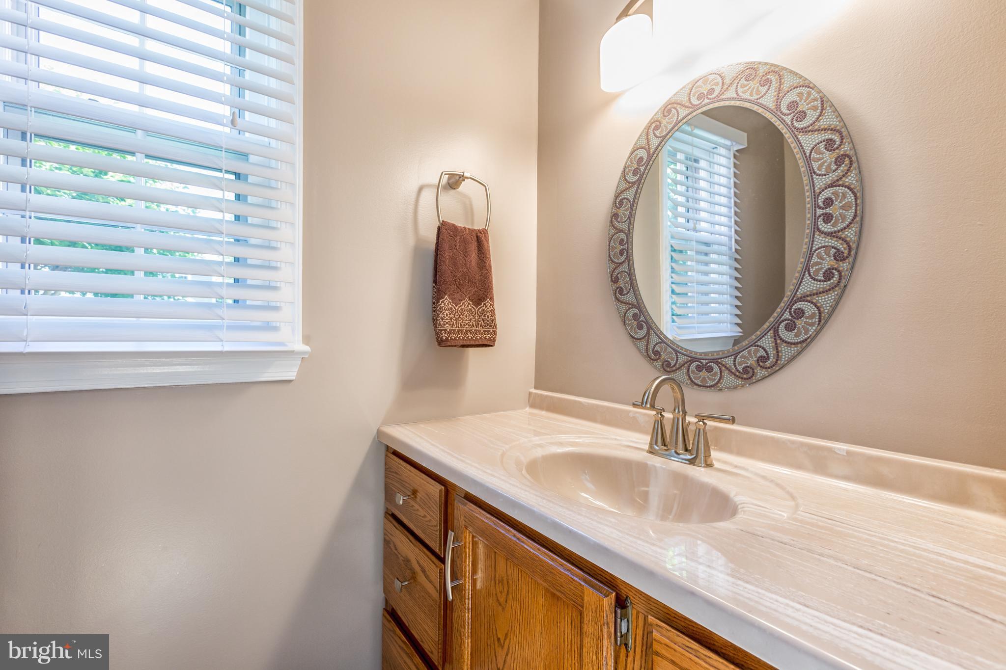 2102 Salt Kettle Way Reston, VA 20191 - Photo 9 of 22 a bathroom with a sink and a mirror