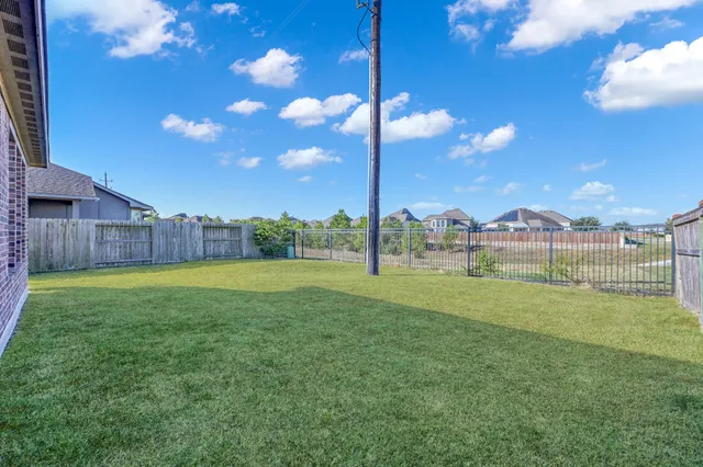 a view of a green field