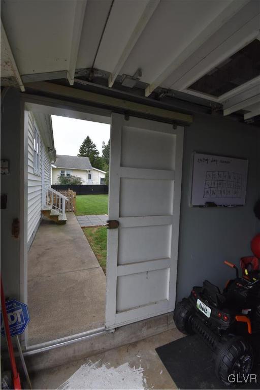 41 East Lawn Road Nazareth, PA 18064 - Photo 32 of 33 Detached garage also has sliders to backyard