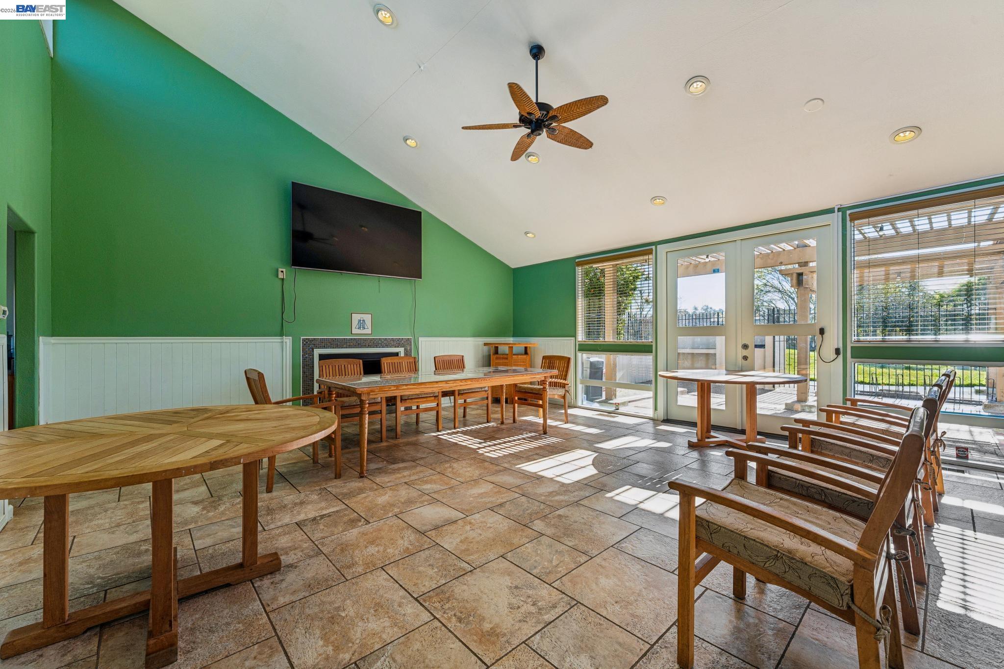 1149 Bismarck Lane Alameda, CA 94502 - Photo 49 of 57 a living room with furniture and a flat screen tv