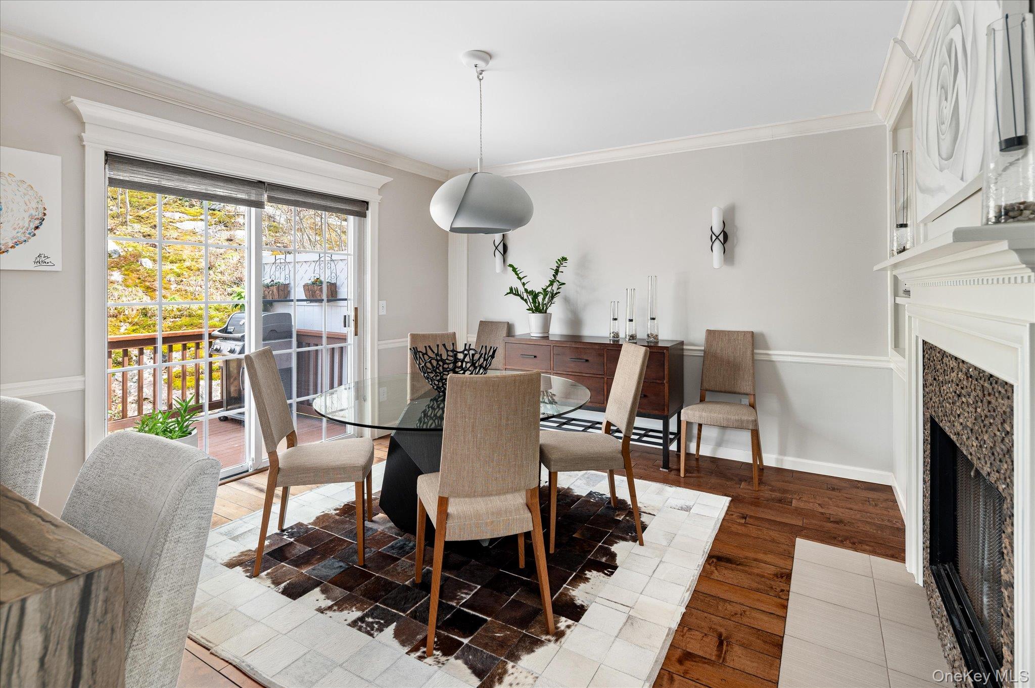 75 Park Rd Extension Goldens Bridge, NY 10526 - Photo 8 of 26 Dining Room w/ Wood Burning Fireplace