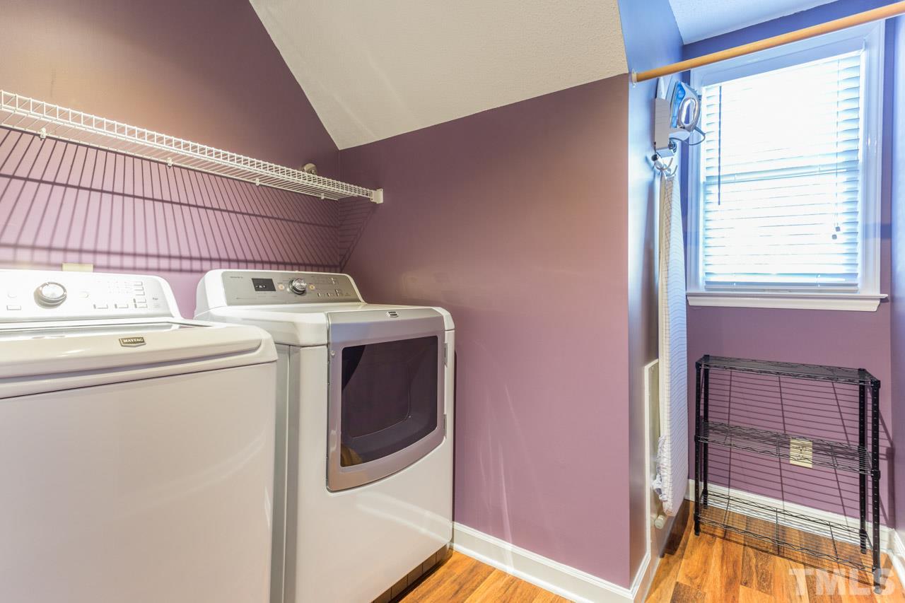 4316 Birmingham Way Raleigh, NC 27604 - Photo 21 of 25 a utility room with dryer and washer