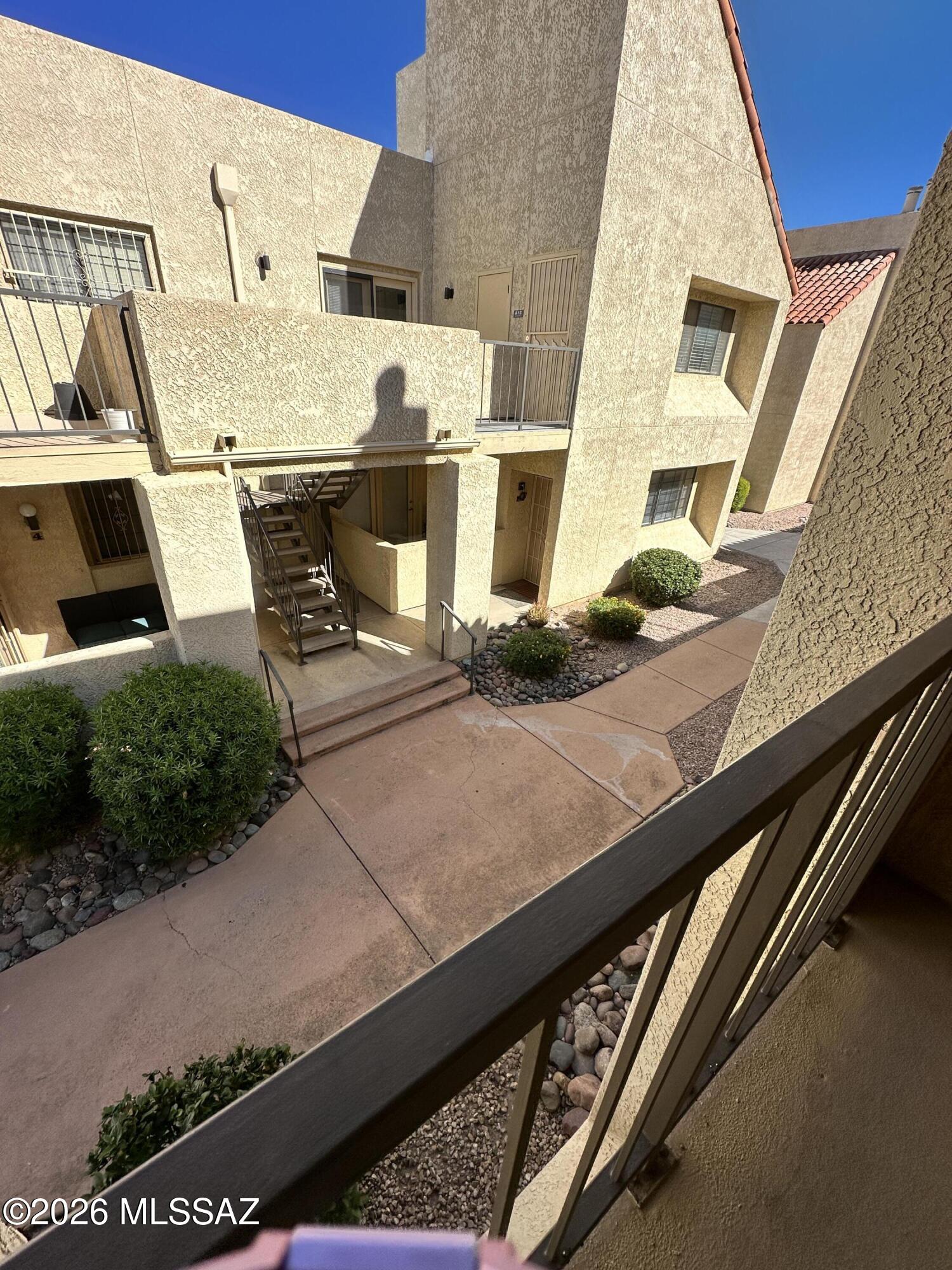 1200 East River Road, Unit F64 Tucson, AZ 85718 - Photo 12 of 23 Balcony view