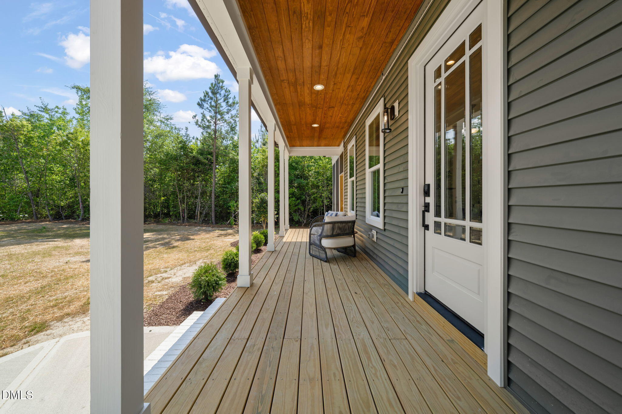 400 Pilot Ridge Road Zebulon, NC 27597 - Photo 5 of 51 a view of a balcony with wooden floor