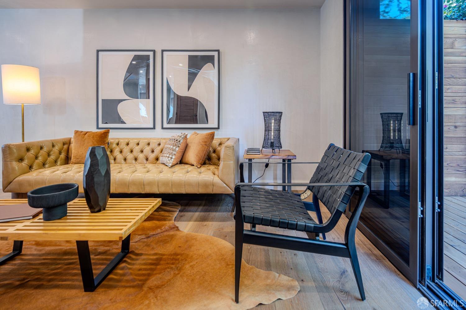 45 Turquoise Way San Francisco, CA 94131 - Photo 21 of 87 a living room with furniture and a lamp