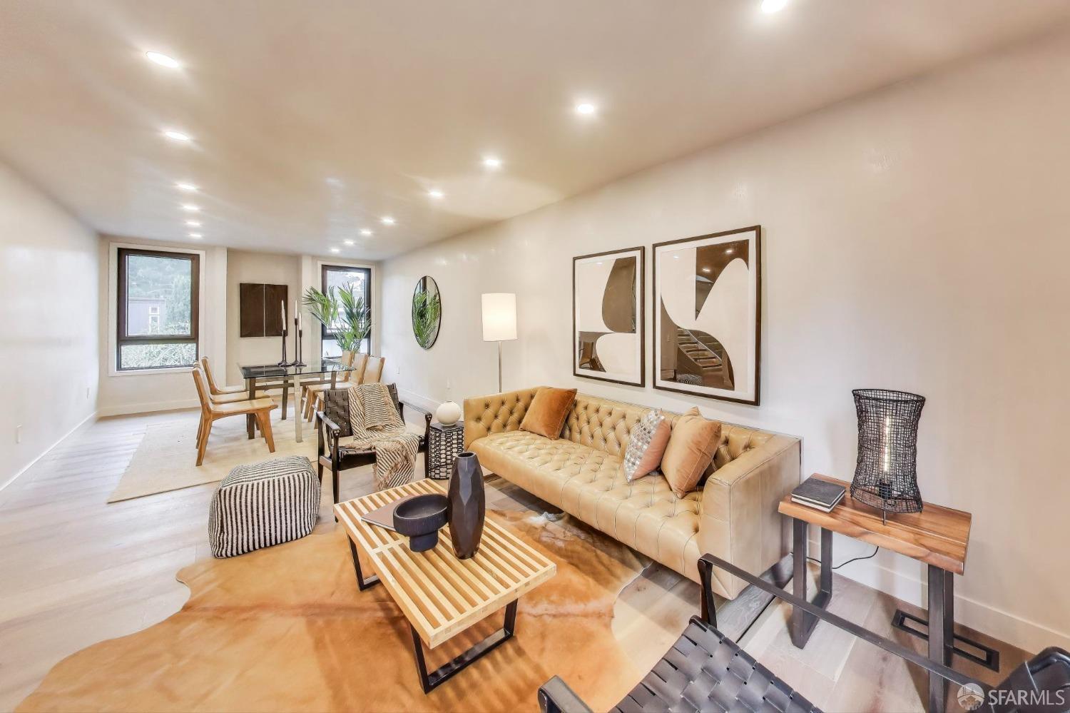 45 Turquoise Way San Francisco, CA 94131 - Photo 22 of 87 a living room with furniture and wooden floor