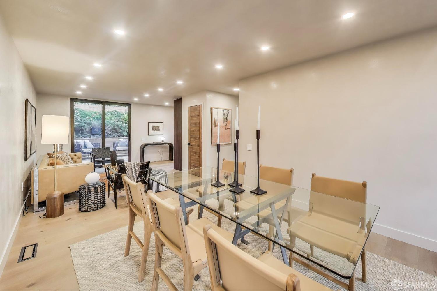45 Turquoise Way San Francisco, CA 94131 - Photo 25 of 87 a view of a dining room with furniture