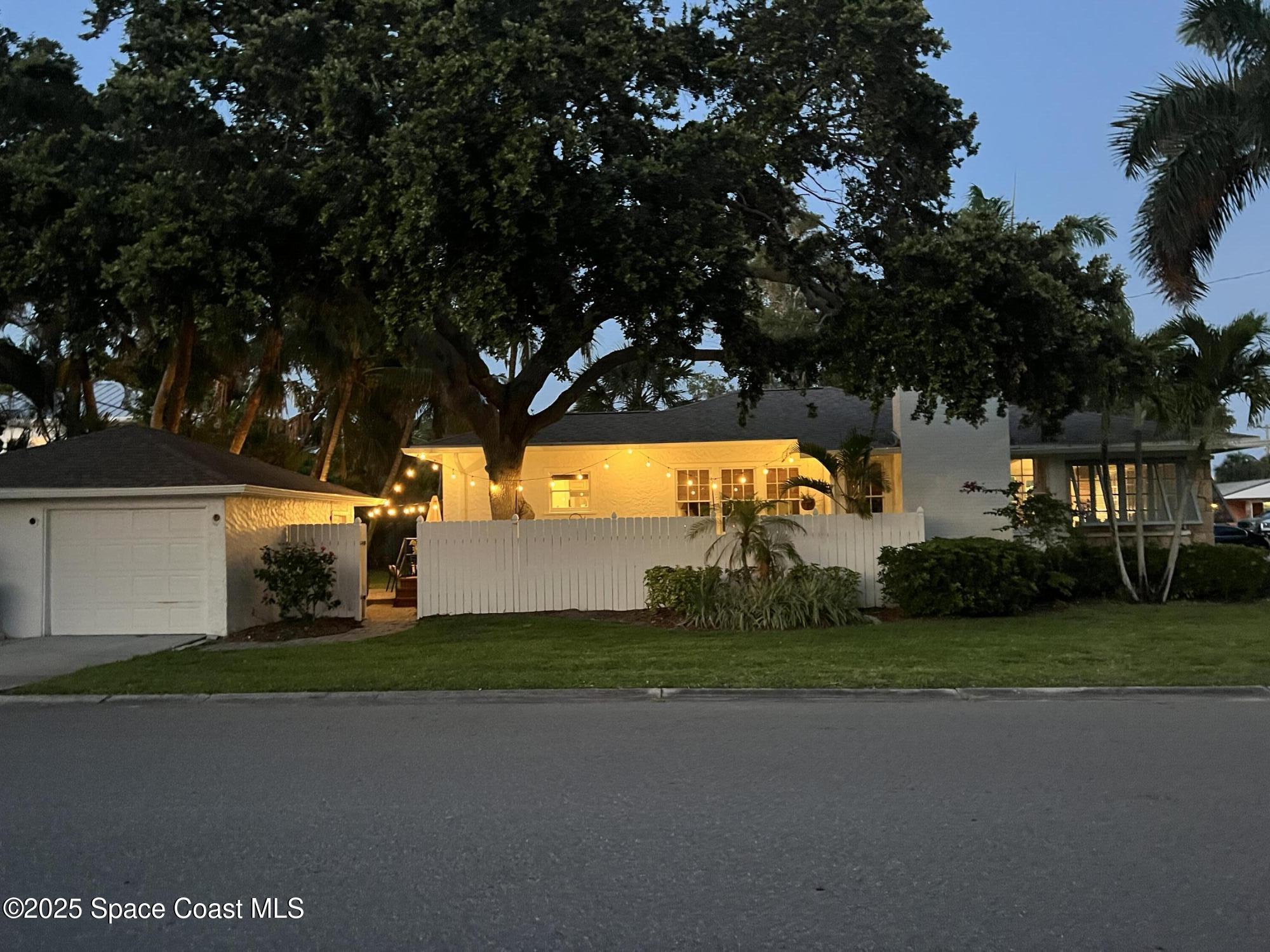346 3rd Avenue Indialantic, FL 32903 - Photo 46 of 47 a view of a house with a yard