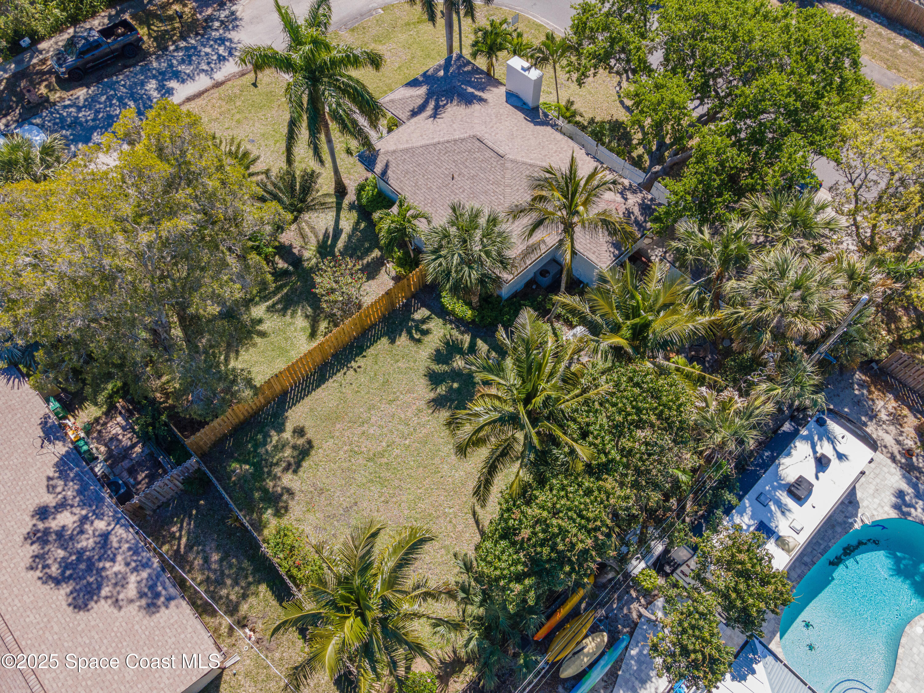 346 3rd Avenue Indialantic, FL 32903 - Photo 5 of 47 a view of a garden