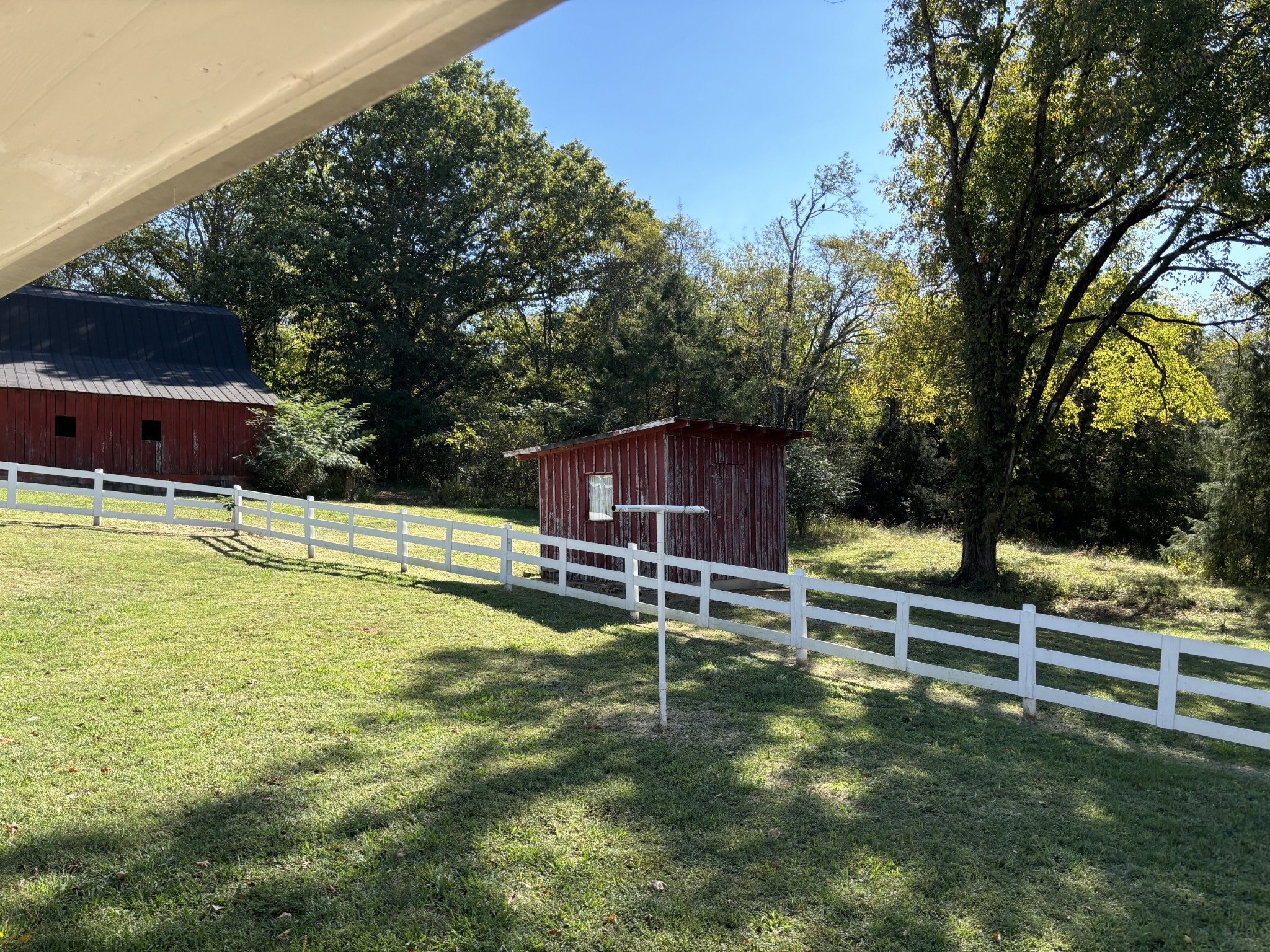 1893 Briar Patch Road Prospect, TN 38477 - Photo 10 of 43 a backyard of a house with wooden floor and fence