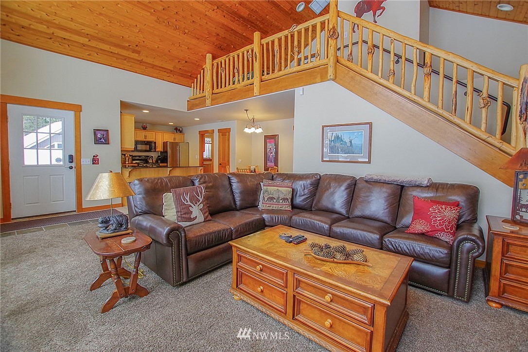 21 Paintbrush Lane Ronald, WA 98940 - Photo 6 of 27 a living room with furniture a fireplace and a window