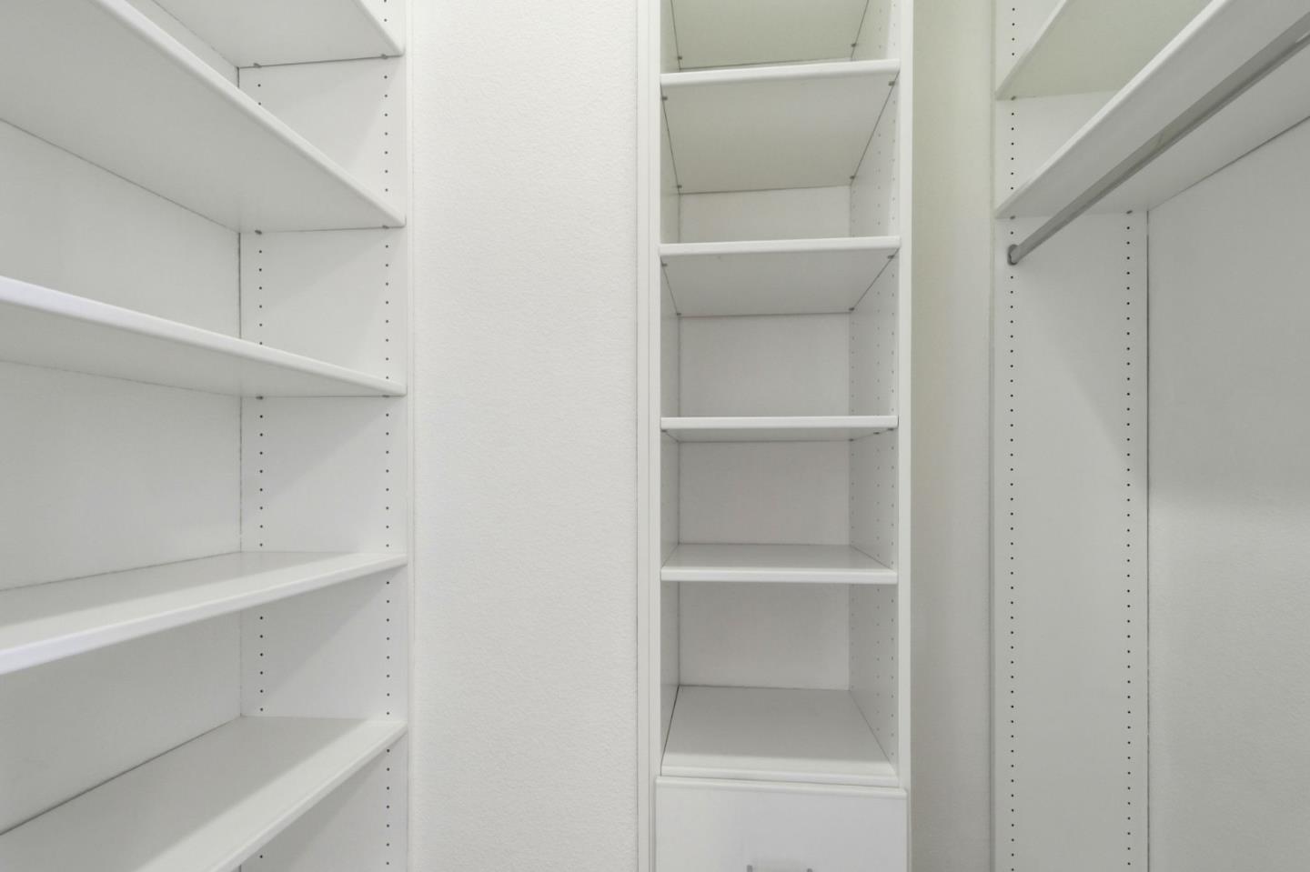 4206 Rickeys Way, Unit C Palo Alto, CA 94306 - Photo 25 of 44 a view of an empty walk in closet