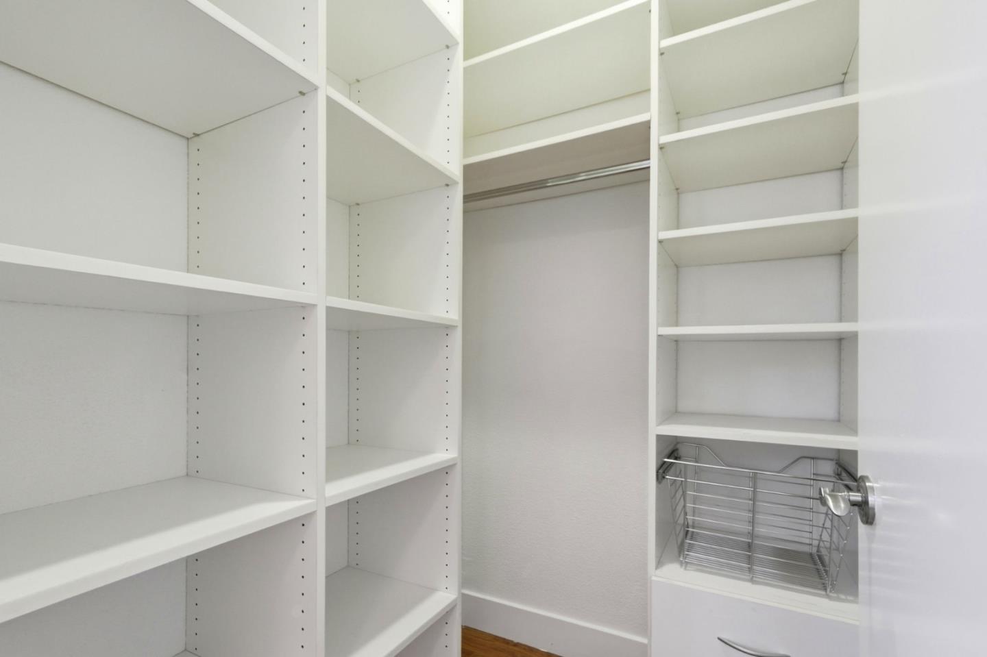 4206 Rickeys Way, Unit C Palo Alto, CA 94306 - Photo 27 of 44 a view of an empty walk in closet