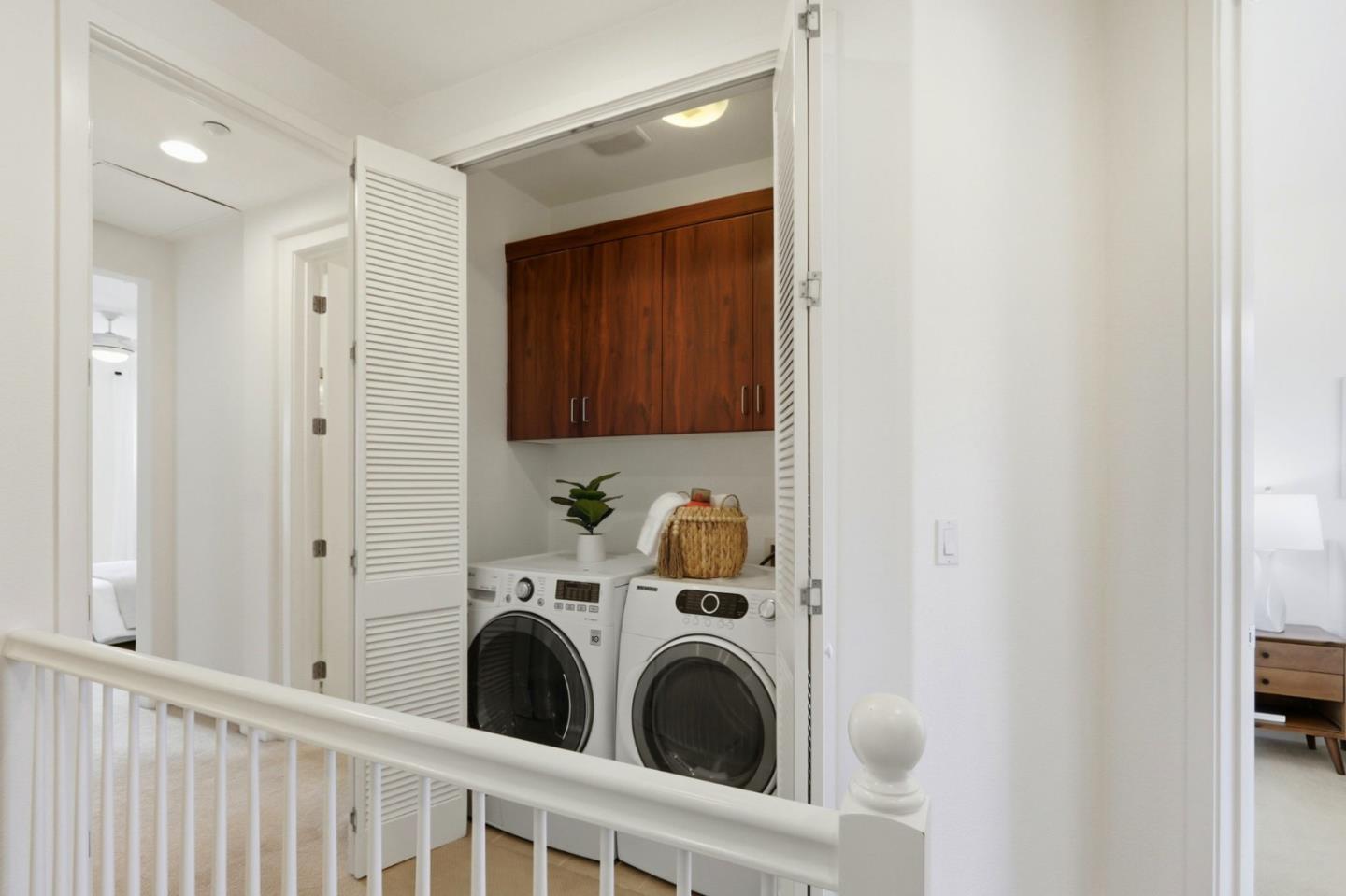 4206 Rickeys Way, Unit C Palo Alto, CA 94306 - Photo 32 of 44 a view of walk in closet with clothes and shoes