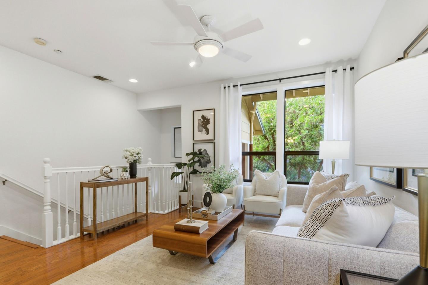4206 Rickeys Way, Unit C Palo Alto, CA 94306 - Photo 4 of 44 a living room with furniture and a large window